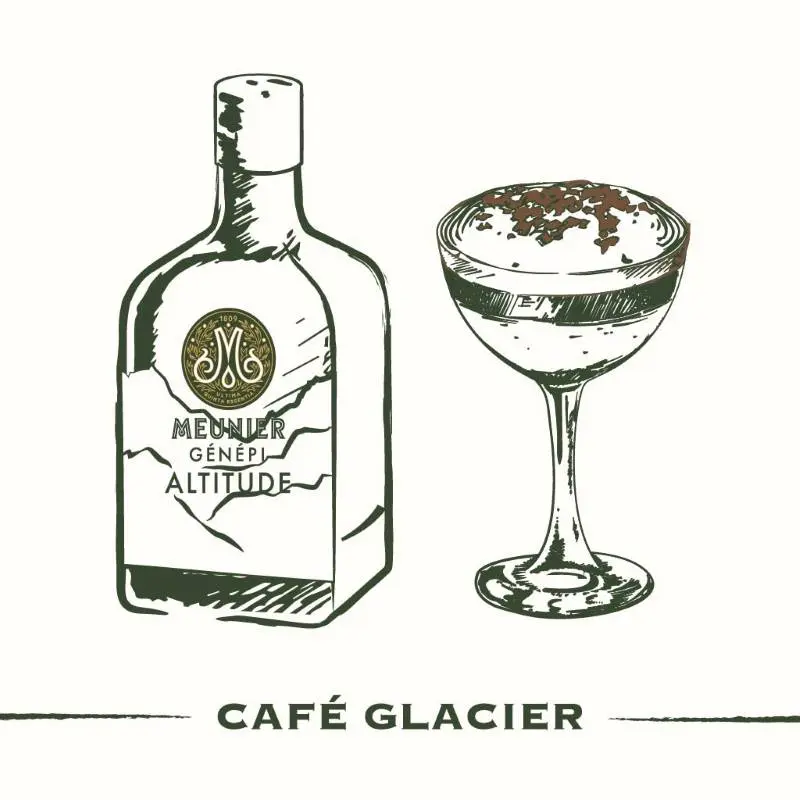 居家調酒 : Café Glacier。