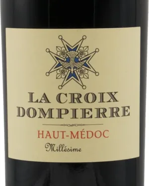 2022 上梅多克「十字」紅酒 Chateau Dompierre, Haut-Médoc "La Croix" Rouge。